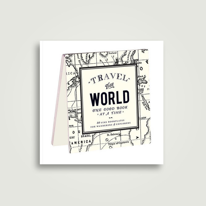 alice scott vintage prints travel the world bookplates